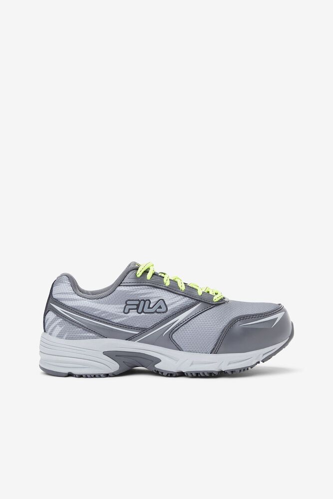 Fila Arbeidssko Dame Grå Memory Meira 2 Slip Resistant Composite Toe 374209-DHW